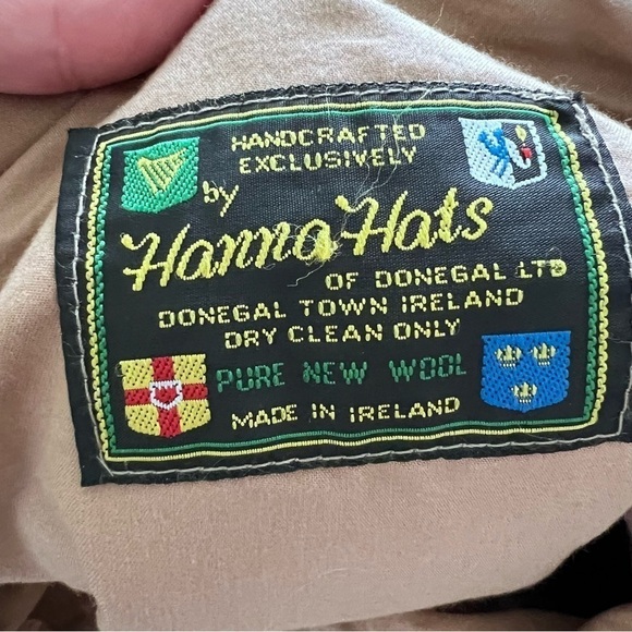 Vintage Hanna Hats of Donegal 100% Pure New Irish Wool Bag in Gray - Picture 10 of 13